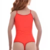 Fine microfiber tank bodysuit with thong back, invisible under fitted clothing with no visible line.