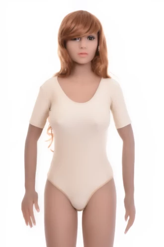 Fine microfiber tee bodysuit with brazilian back, close to the skin and holding its shape through the day.