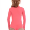 Fitted second-skin cotton bodysuit with scoop neck and brazilian back, holds its shape wash after wash.