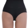 High-rise Brazilian panties with light tummy coverage and a cheeky microfiber back, smooth under clothes.