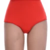 High-rise cotton Brazilian panties with a sheer mesh back that lifts a soft, breathable everyday cut.