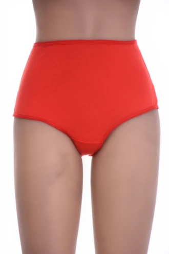 High-rise cotton Brazilian panties with a sheer mesh back that lifts a soft, breathable everyday cut.