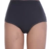 High-rise cotton Brazilian panties for women with a mesh back panel, smoothing the hip under fitted layers.