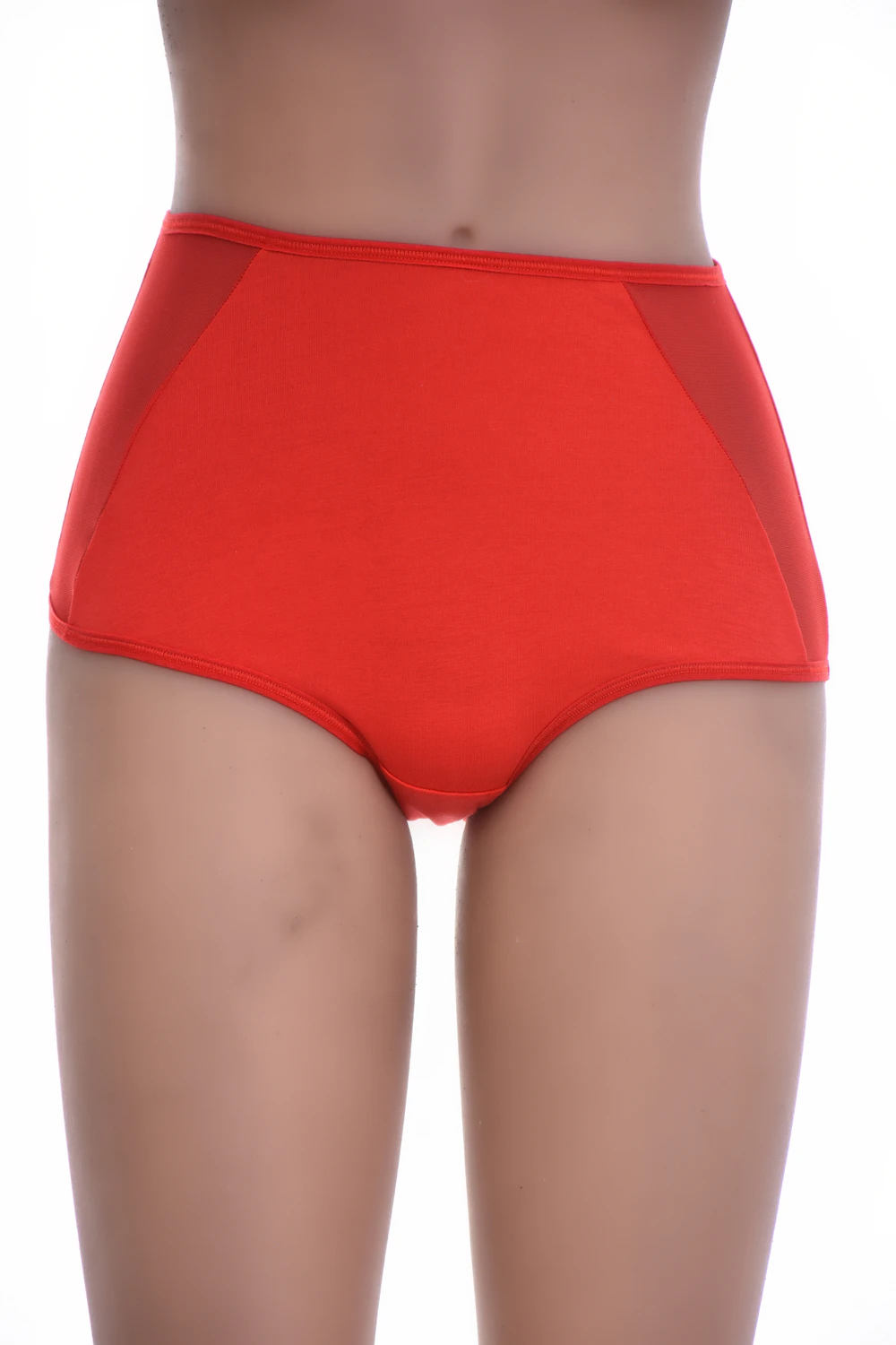 High-waisted cotton briefs that sit high at the waist with full back coverage and a smooth finish.