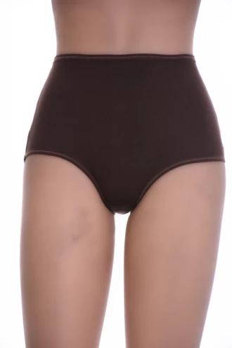 High-waisted cotton briefs with full coverage and a breathable blend that holds without pinching.
