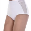 High-waisted cotton briefs from Tiara Galiano with a smooth tucked-in line and full coverage.
