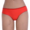High-waisted microfiber thong in a fine smooth knit with a settled rise, an invisible everyday pick.