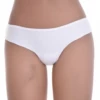 High-waisted microfiber thong in a fine smooth knit with a settled rise, an invisible daily pick.