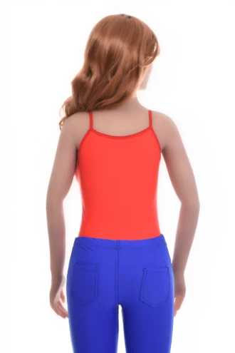 Lightweight sleeveless microfiber bodysuit with brazilian back, a clean everyday base under clothing.