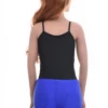 Lightweight tank microfiber bodysuit with brazilian cut for a clean invisible line, an everyday base.