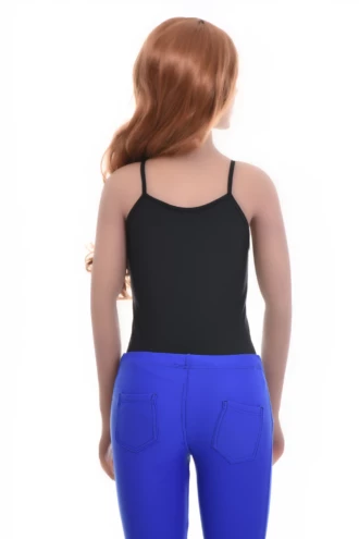 Lightweight tank microfiber bodysuit with brazilian cut for a clean invisible line, an everyday base.
