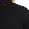 Long-sleeve cotton-blend bodysuit by Tiara Galiano with lace-trimmed neck and cuffs, comfortable all day.
