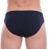 Soft cotton-blend men's briefs that keep their softness and shape across repeated washing.