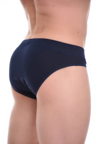 Breathable cotton men's briefs offering close support and gentle softness against the skin.