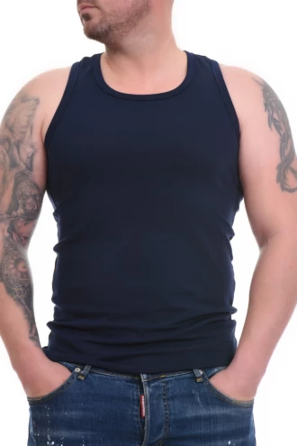 Tiara Galiano cotton sleeveless top for men, a dependable basic worn under a shirt or on its own.