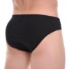 Close-fitting cotton men's underwear giving full support with minimal bulk under clothing.