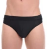 Fine microfiber men's briefs that sit flat and low-bulk beneath pants for everyday wear.
