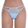Airy light mesh thong with a slim back and smooth solid finish, an easy breathable everyday cut.