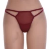 Airy mesh thong in a solid colour with a slim thong back, light and clean for comfortable daily wear.