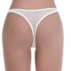 Breathable mesh thong with a smooth clean face and no trim, an easy low-rise everyday pick.