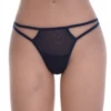 Smooth light mesh thong with a solid finish and minimal back, breathable for an easy everyday wear.