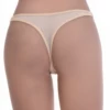 Smooth sheer mesh thong with a clean face and minimal back, a light breathable everyday low-rise cut.