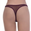 Smooth mesh thong in a sheer light fabric with a clean face and minimal back, a low-rise everyday cut.