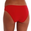 Microfiber bikini briefs with a floral lace inset, a smooth no-show pair with a touch of lace detail.