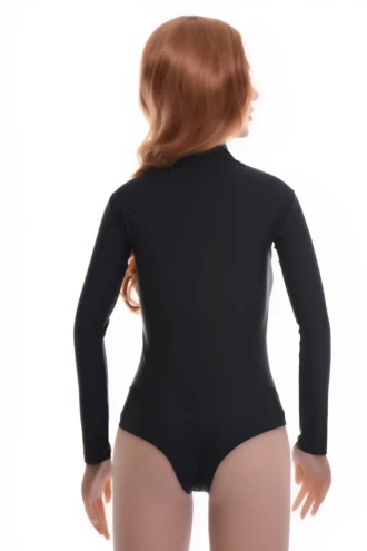 Smooth microfiber bodysuit with brazilian coverage, fine and close for an invisible line under clothing.