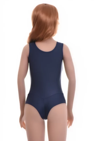 Microfiber bodysuit with scoop neck and brazilian cut, more coverage than a thong without the fullness of briefs.