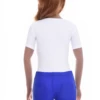 Microfiber bodysuit with scoop neck and short sleeves, a smooth base that stays invisible under clothes.