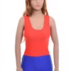 Microfiber bodysuit with wide straps and brazilian cut, smooth and close under knits and shirts.