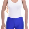 Microfiber bodysuit with wide straps and thong cut, lightweight and close for a clean silhouette.