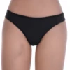No-show microfiber Brazilian briefs with a clean solid face and moderate back coverage for daily wear.