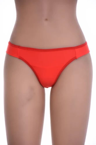 Low-rise microfiber Brazilian briefs with a smooth clean face and no trim, a no-show everyday pair.