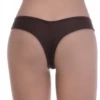Smooth microfiber Brazilian briefs with a mesh panel across the top, invisible under fitted clothing.