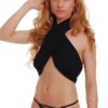 Low-rise fitted microfiber G-string with a smooth seam-free front, an easy no-show pick under dresses.