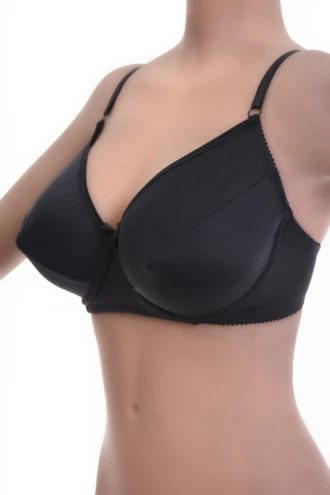Everyday microfiber soft-cup bra with no padding for a natural line, smooth under close-fitting clothing.