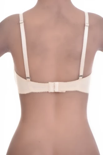 Everyday unpadded microfiber soft-cup bra with a smooth finish and natural shape under close-fitting tops.