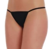 Fitted low-rise microfiber string brief with a fine smooth surface and no trim to show through.