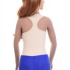 Sleeveless microfiber tank bodysuit with thong cut, a smooth lightweight layer worn alone or under clothes.