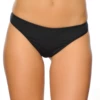 Fitted low-rise microfiber thong with a fine smooth surface and no trim to show through.