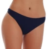 No-show microfiber thong with a clean front that disappears under leggings and tight dresses.