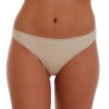Seamless microfiber thong in a soft fitted knit that feels smooth and comfortable for daily wear.