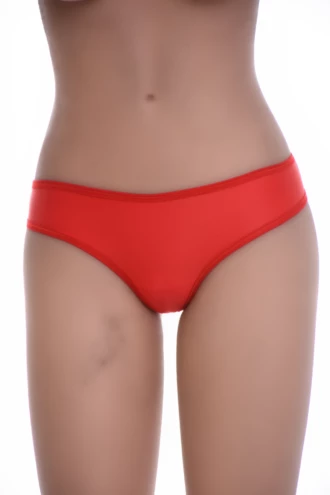 Slim microfiber thong with a clean front, an invisible base under leggings and skirts.