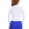 Mock-neck microfiber bodysuit with brazilian cut, an invisible smooth layer that holds its shape all day.