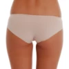 Plain breathable cotton briefs with a high leg line that lie flat under everyday clothes.