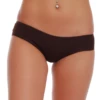 Plain everyday cotton-blend briefs with a high leg line and a clean, smooth slim waistband.