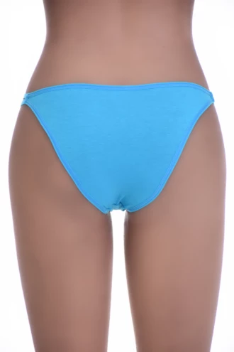 Plain everyday cotton briefs with a high leg line, a dependable basic in a smaller cut.