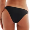 Plain microfiber bikini briefs from Tiara Galiano that lie flat to the skin with no ridges.